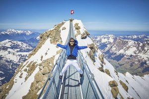 Glacier 3000 - Peak Walk by Tissot, a suspension bridge