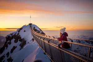 Glacier 3000 - Peak Walk by Tissot, a suspension bridge